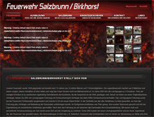 Tablet Screenshot of feuerwehr-salzbrunn.de